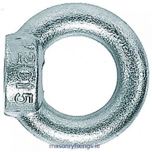 M12 Ring Nut Zinc Plated  BOX 10